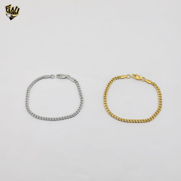 (4-4253) Stainless Steel - 2.8mm Curb Link Bracelet
