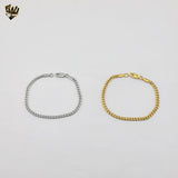 (4-4253) Stainless Steel - 2.8mm Curb Link Bracelet