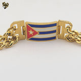 (4-4073) Stainless Steel - 23mm Curb Link Bracelet - 8.5"