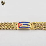 (4-4073) Stainless Steel - 23mm Curb Link Bracelet - 8.5"