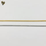 (4-4252) Stainless Steel - 3.5mm Curb Link Bracelet