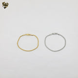 (4-4252) Stainless Steel - 3.5mm Curb Link Bracelet