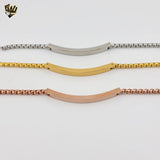 (4-4116) Stainless Steel - 3.5mm Rolo Link Kids Bracelet - 5.5"