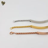 (4-4116) Stainless Steel - 3.5mm Rolo Link Kids Bracelet - 5.5"