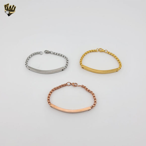 (4-4116) Acero inoxidable - Pulsera para niños con eslabones Rolo de 3,5 mm - 5,5