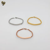 (4-4116) Stainless Steel - 3.5mm Rolo Link Kids Bracelet - 5.5"