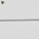 (4-4196-1) Stainless Steel - 3mm Herringbone Bracelet.