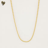 (4-3270) Stainless Steel - 4mm Balls Link Chain - 30"