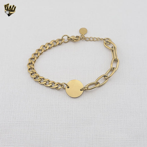 (4-4095) Acero inoxidable - Brazalete de eslabones alternativos de 5 mm.