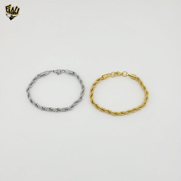 (4-4248) Stainless Steel - 5mm Rope Bracelet