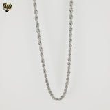 (4-3115-3) Stainless Steel - 5mm Rope Link Chain.