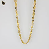 (4-3181) Acero inoxidable - Cadena de eslabones huecos de 11 mm - 30"