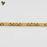 (4-4089) Stainless Steel - 6.5mm Alternative Link Bracelet - 8.5"