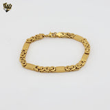 (4-4089) Stainless Steel - 6.5mm Alternative Link Bracelet - 8.5"