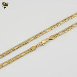 (4-3298) Stainless Steel - 6mm Figaro Link Chain.