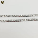 (4-3298-S) Stainless Steel - 6mm Figaro Link Chain.