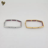 (4-4002) Acero inoxidable - Brazalete Elegua de 7,5 mm - 8"