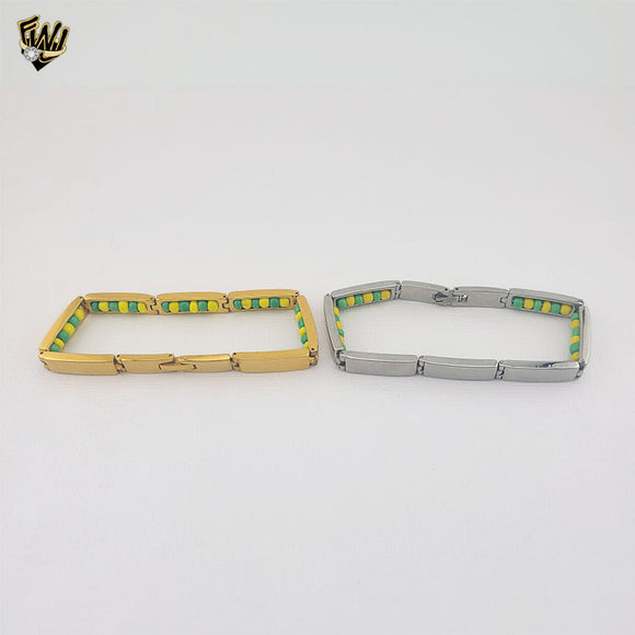 (4-4001) Acero inoxidable - Brazalete Orula de 7,5 mm - 8