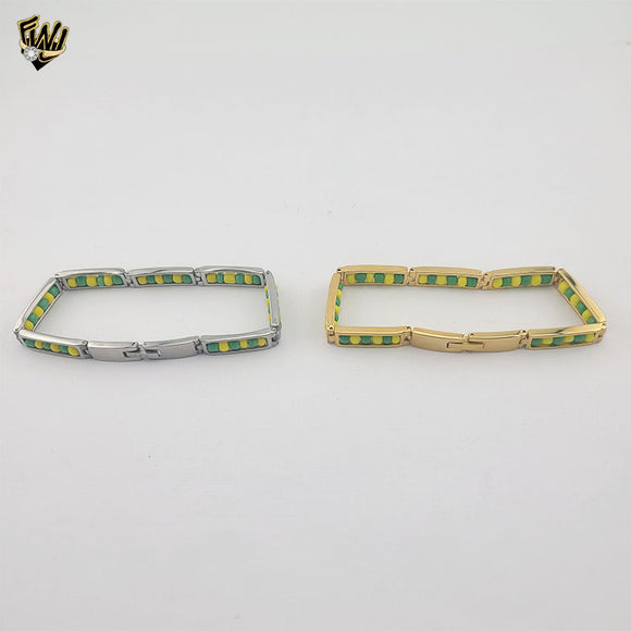 (4-4060) Acero inoxidable - Brazalete Orula de 8 mm - 8