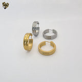 (4-2123) Stainless Steel -Chunky Hoops.