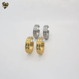 (4-2123) Stainless Steel -Chunky Hoops.