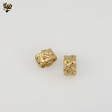 (4-0003) Stainless Steel- Entwined Chunky Ring.