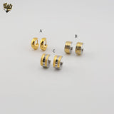 (4-2171) Stainless Steel -Huggies  Hoops.