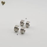 (4-2169) Stainless Steel -Huggies Hoops.