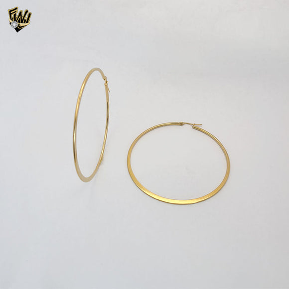 (4-2124) Stainless Steel - Plain Big Hoops.