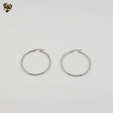 (4-2165) Stainless Steel - Plain Hoops.