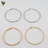 (4-2187) Stainless Steel - Plain Hoops.