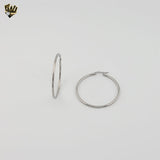(4-2165) Stainless Steel - Plain Hoops.