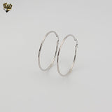 (4-2165) Stainless Steel - Plain Hoops.
