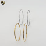 (4-2187) Stainless Steel - Plain Hoops.