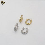 (4-2112) Acero inoxidable - Aros cuadrados lisos.