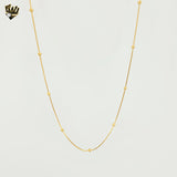 (4-3260) Stainless Steel - Snake Balls Chain.