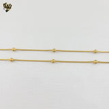 (4-3260) Stainless Steel - Snake Balls Chain.