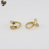 (4-0078) Acero inoxidable - Anillo para hombre con circonitas talladas.