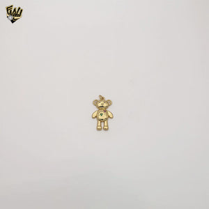 (1-2255-3) Gold Laminate - Bear Zircon Pendant - BGO