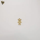 (1-2255-3) Gold Laminate - Bear Zircon Pendant - BGO