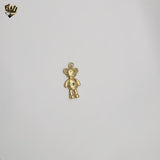 (1-2255-3) Gold Laminate - Bear Zircon Pendant - BGO