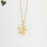 (1-6297-2) Gold Laminate - Plain Open Flower Set - BGO