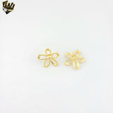 (1-6297-2) Gold Laminate - Plain Open Flower Set - BGO