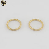 (1-3093-3) Gold Laminate - Woven Texture Ring- BGF
