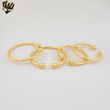(1-4063) Gold Laminate - 4mm Open Bangles - BGO