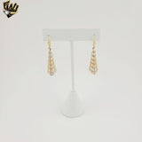 (1-1235-2) Laminado Oro - Pendientes Largos - BGF