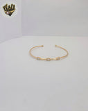 (1-4083) Gold Laminate - 1.5mm Open Bangle - BGF