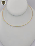 (1-6293) Gold Laminate - Rigid Necklace - BGF