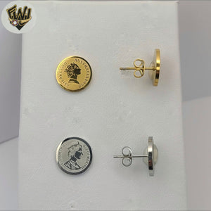 (4-2224) Acero inoxidable - Aretes.