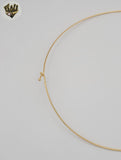 (1-6292) Gold Laminate - Rigid Necklace - BGO